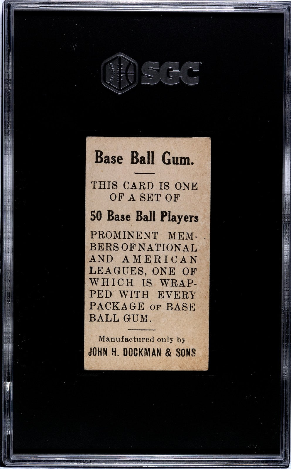 1909 E92 Dockman & Sons Topsy Hartsel (SGC 4 VG/EX) Philadelphia1