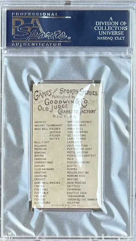 1889 N165 Goodwin & Co Games & Sports Series Roman GLADIATORS (PSA 5 EX)1
