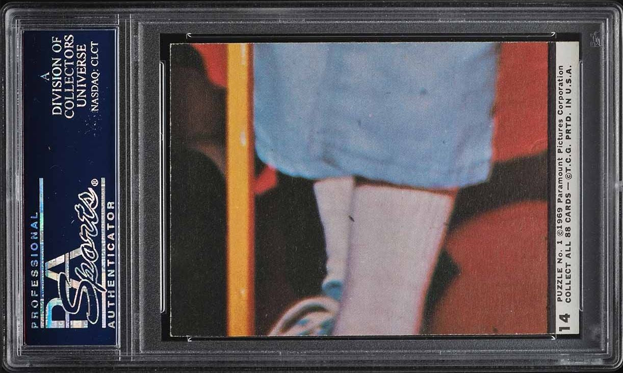 1971 Topps Brady Bunch Trading Card #14 (PSA 7 NM) Here Comes My Fastball1