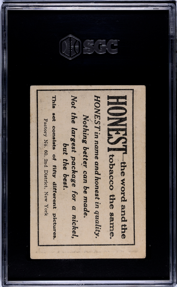 1910 Honest T100 Silhouettes GOLFER (SGC 2 GD) Scarce Golf Card1