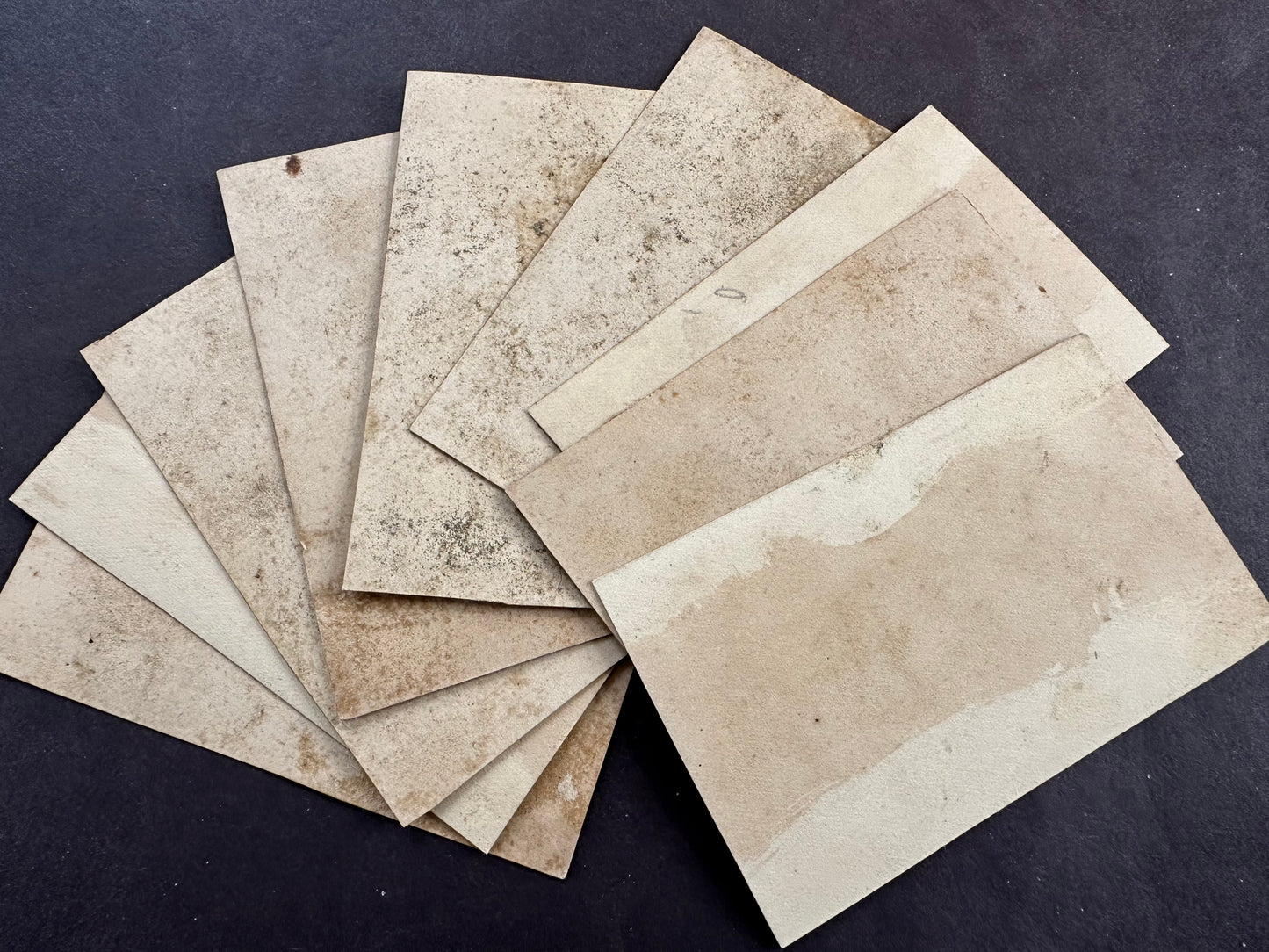 Collection of 36 “Big Heads” Antique French Cards