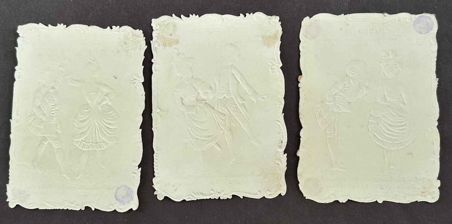 Lot of Three French Trade Cards Jean Barbotin