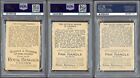 T99 CARDS "Sights & Scenes" 1911 Pan Handle Scrap (PSA 6 EX/MT) Lot of 3!