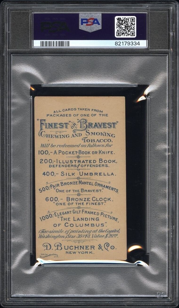 1888 N285 D. Buchner & Co. Morning Glory Maidens "JUNE" (PSA 3 VG) RARE