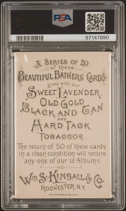 1889 W.S. Kimball & Co N192 Beautiful Bathers (PSA 5 EX) Ostende