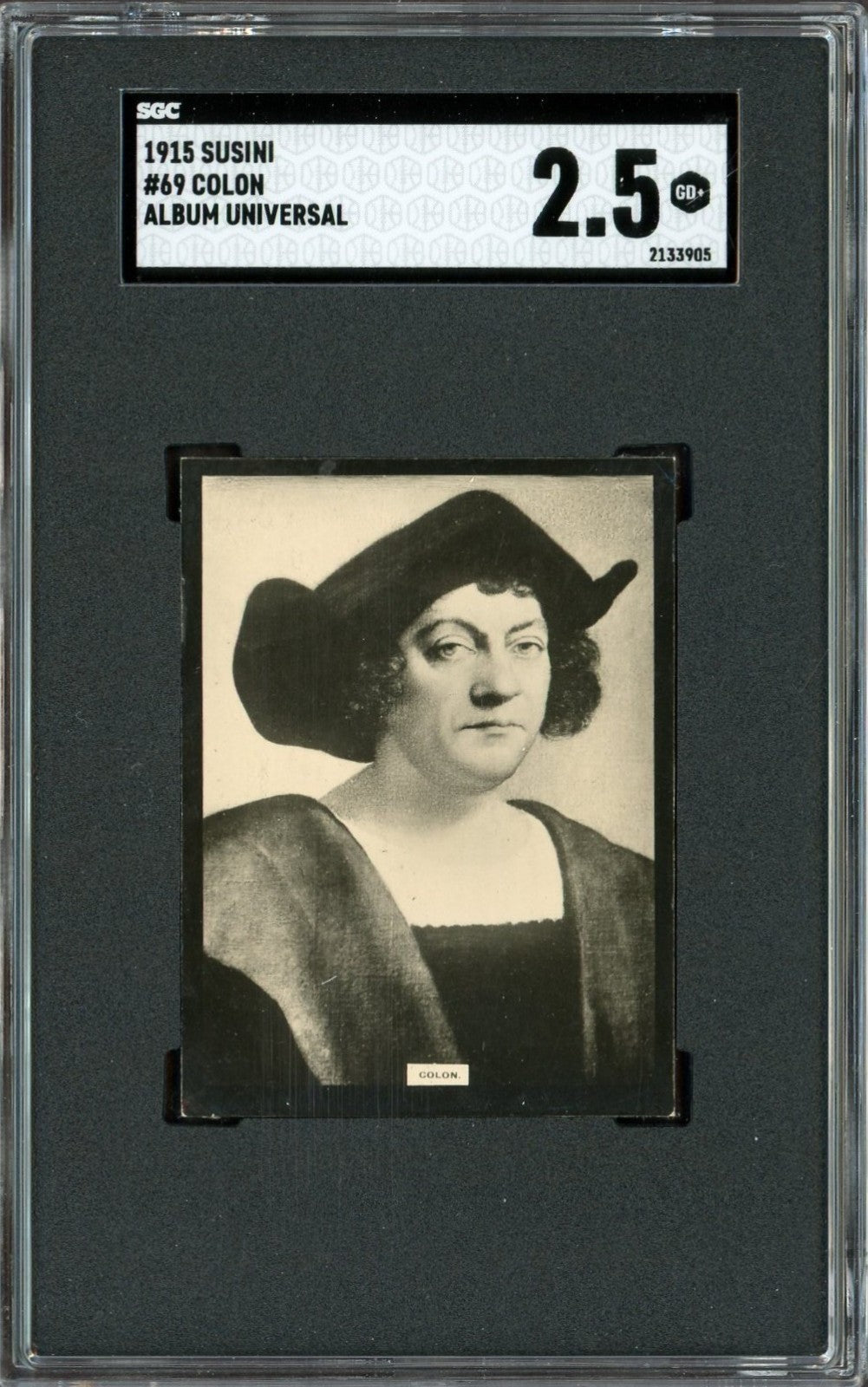 1915 Susini Album Universal #69 (SGC 2.5 GD+) Colon Christopher Columbus0