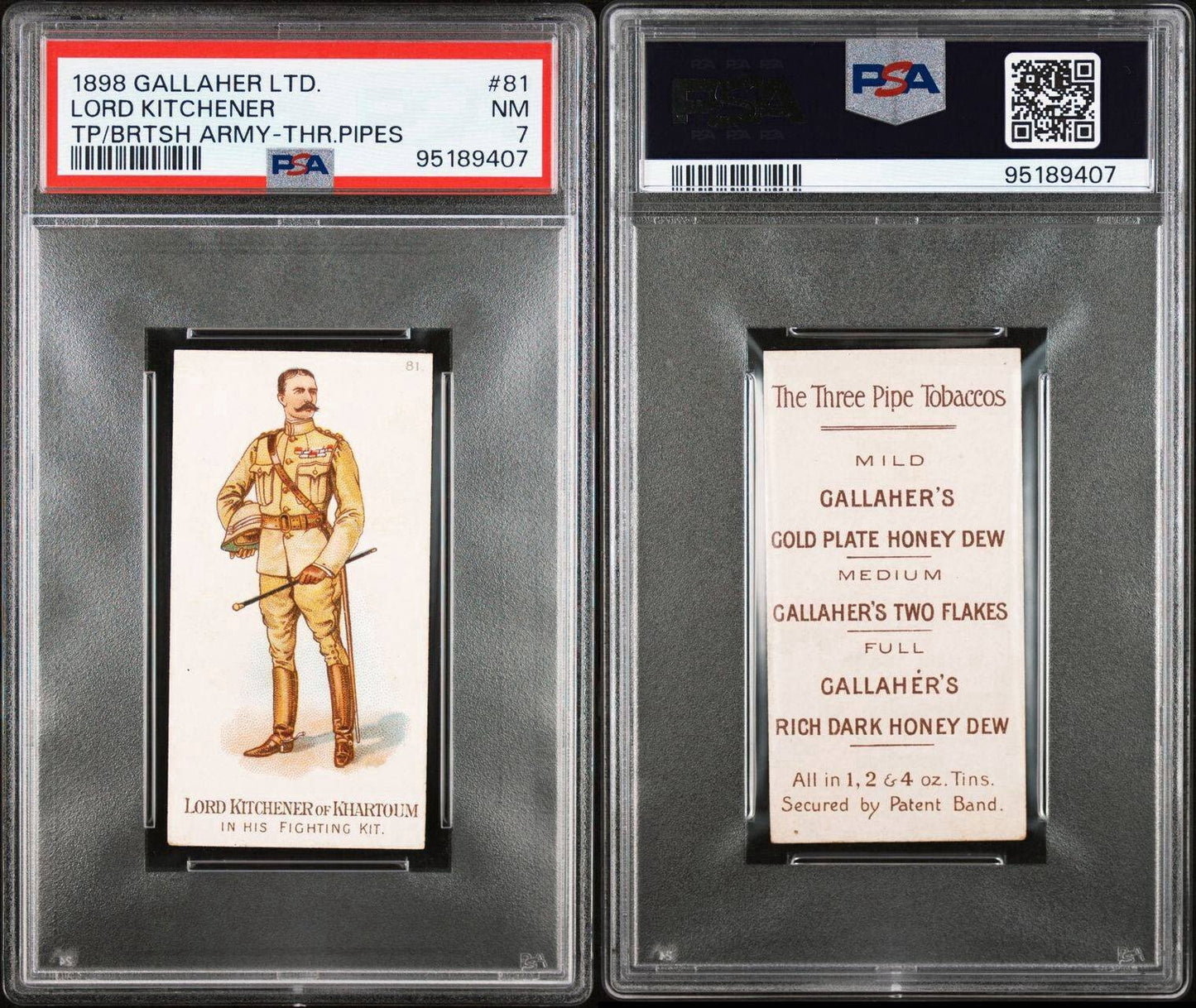 1898 Gallaher Types of the British Army (PSA 7 NM) LORD KITCHENER3