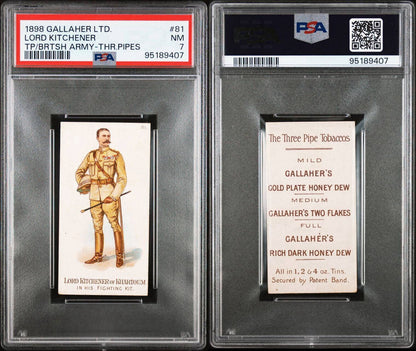1898 Gallaher Types of the British Army (PSA 7 NM) LORD KITCHENER3