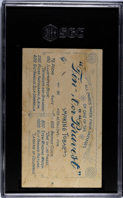 1887 N282 Buchner Butterflies/Bugs (SGC 1 PR) Rare "Butterfly"1