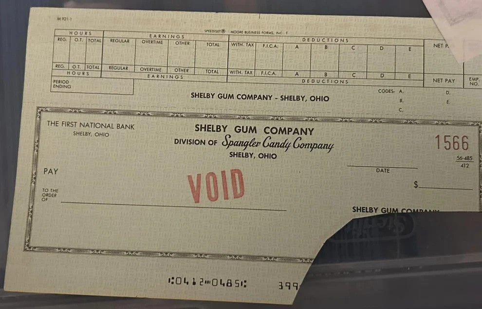 Shelby Gum Company 1924 Stock Certificate, Letterhead, Checks5