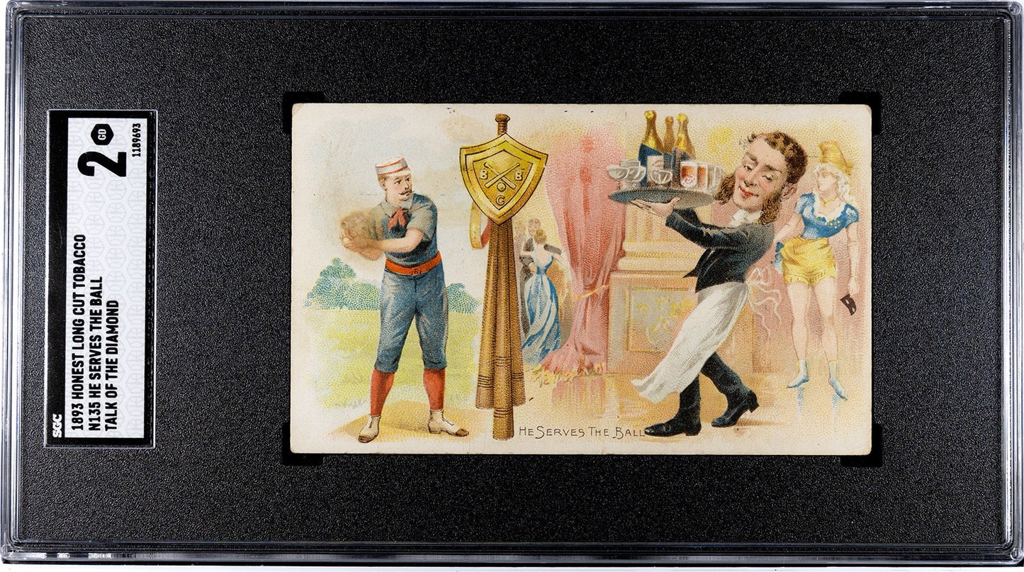 1888 N135 Duke Honest Long Cut Talk of the Diamond (SGC 2 GD) He Serves The Ball0