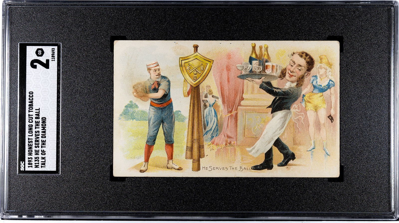1888 N135 Duke Honest Long Cut Talk of the Diamond (SGC 2 GD) He Serves The Ball0