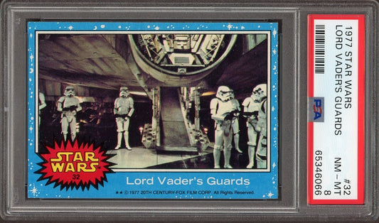1977 Topps Star Wars #32 Lord Vader's Guards (PSA 8 NM/MT)0