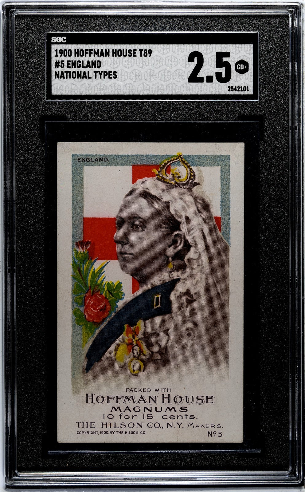 1900 T89 "National Types" Hoffman House (SGC 2.5 G+) #5 ENGLAND Queen Victoria0