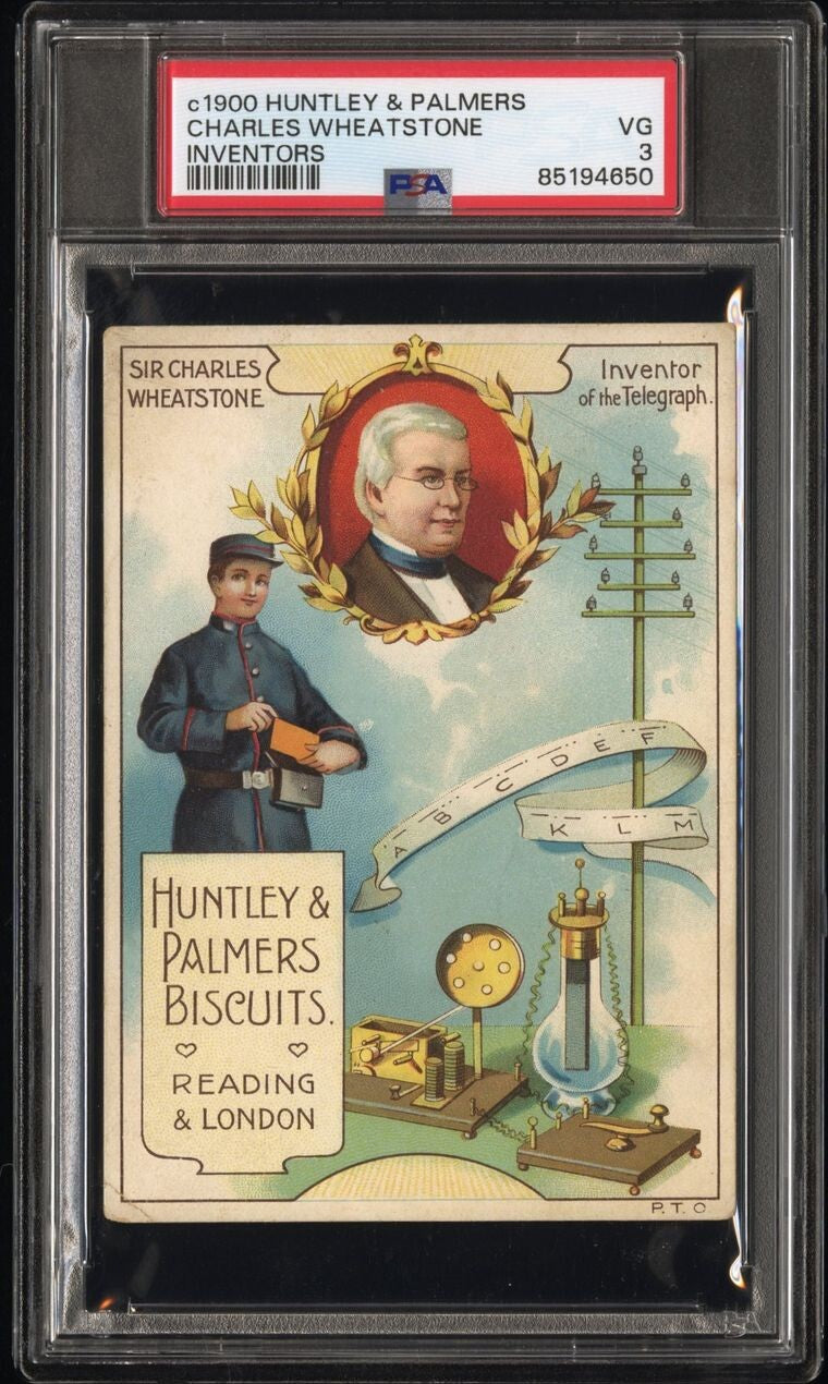 1900 HUNTLEY & PALMERS Inventors CHARLES WHEATSTONE (PSA 3 VG) Only 1 Graded0