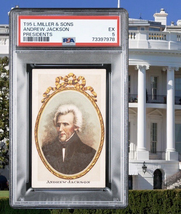 1887 LeRoy Cigars T95 Miller Presidents Andrew Jackson (PSA 5 EX) 1 Higher0