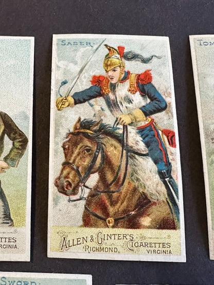 Near SET N3 Allen & Ginter Arms of Nations 47 out of 50 cards (Blank Backs)8