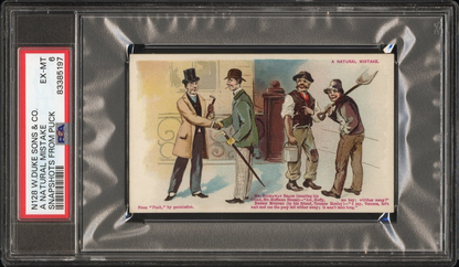 N128 Snapshots From Puck Duke Sons & Co. "A Natural Mistake" (PSA 6 EX/MT)0