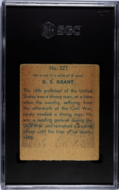 1930s R129 American History Series of 48 #327 President U.S. Grant (SGC 4 VG/EX)1