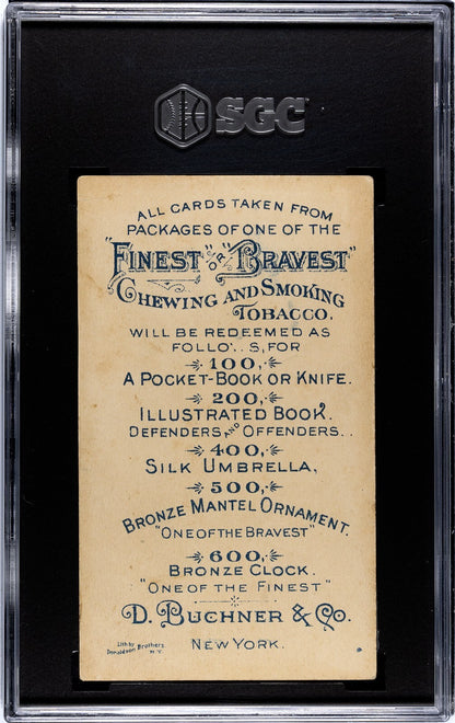 1888 N285 D. Buchner & Co. Morning Glory Maidens "SHOOTING" (SGC 3 VG) RARE1