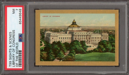 1911 T99 Sights & Scenes of the World LIBRARY OF CONGRESS (PSA 7 NM)0