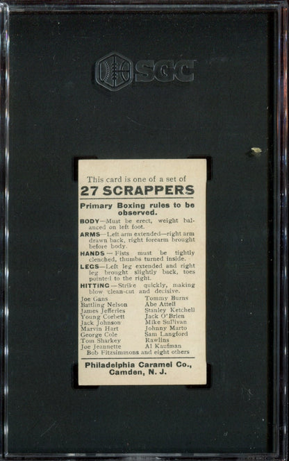 1910 E79 Philadelphia Caramel 27 Scrappers (PSA 6 EX/MT) Arm/Clenched Fist1