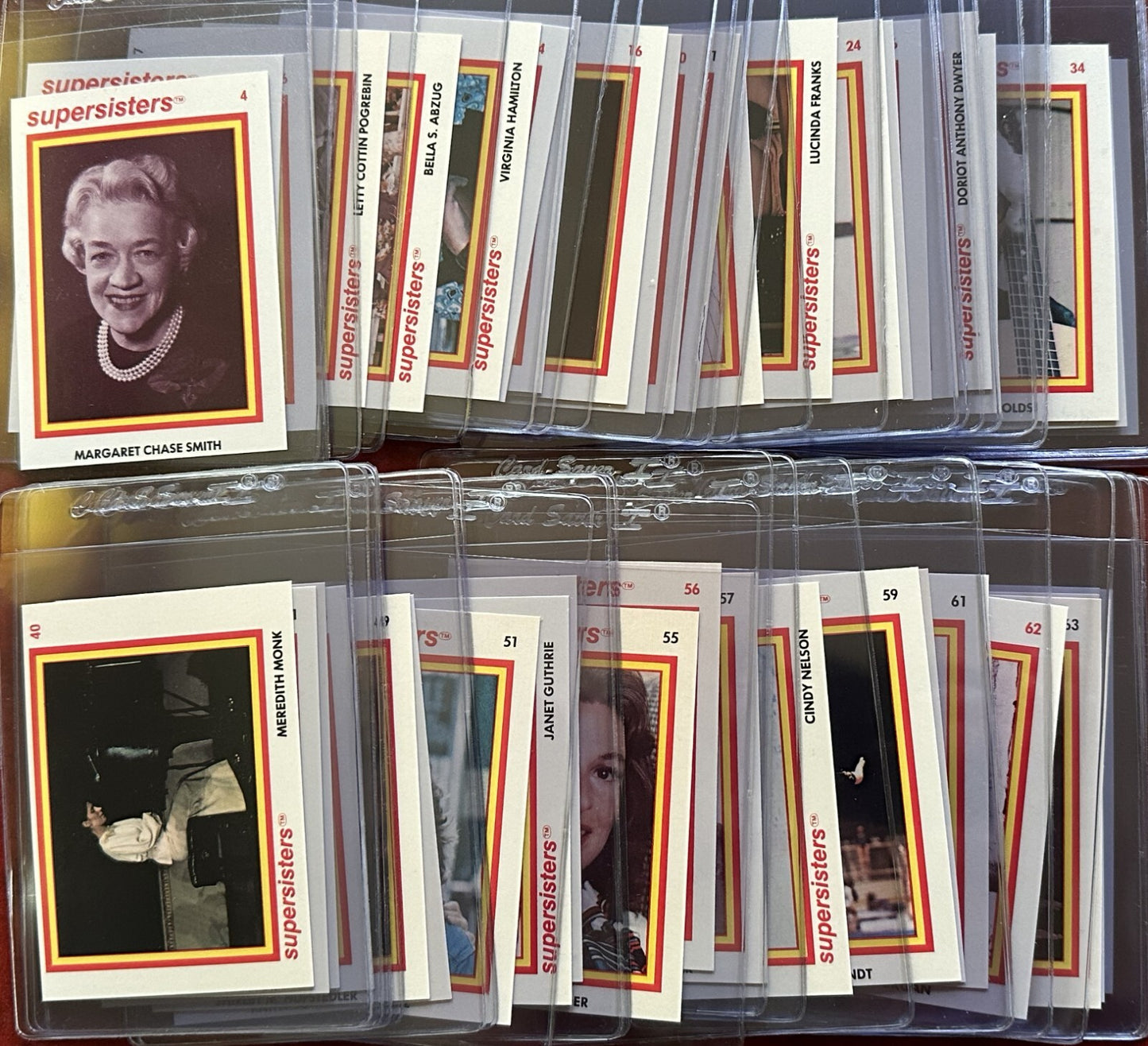 1979 Super Sisters Cards Complete Set (1 72) w/ 24 PSA Graded ALL 8s and 9s5