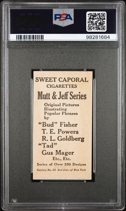 1906 T88 Sweet Caporal Mutt & Jeff Type 4 #64 "Lead Me To It" (PSA 4 VG/EX)1