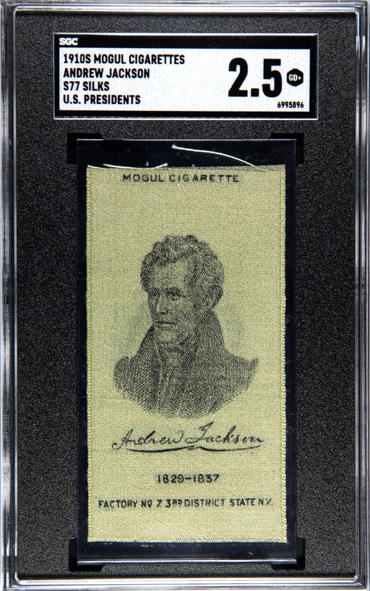 1910 S77 Mogul Cigarettes Silks U.S. Presidents Andrew Jackson (SGC 2.5 G+)0