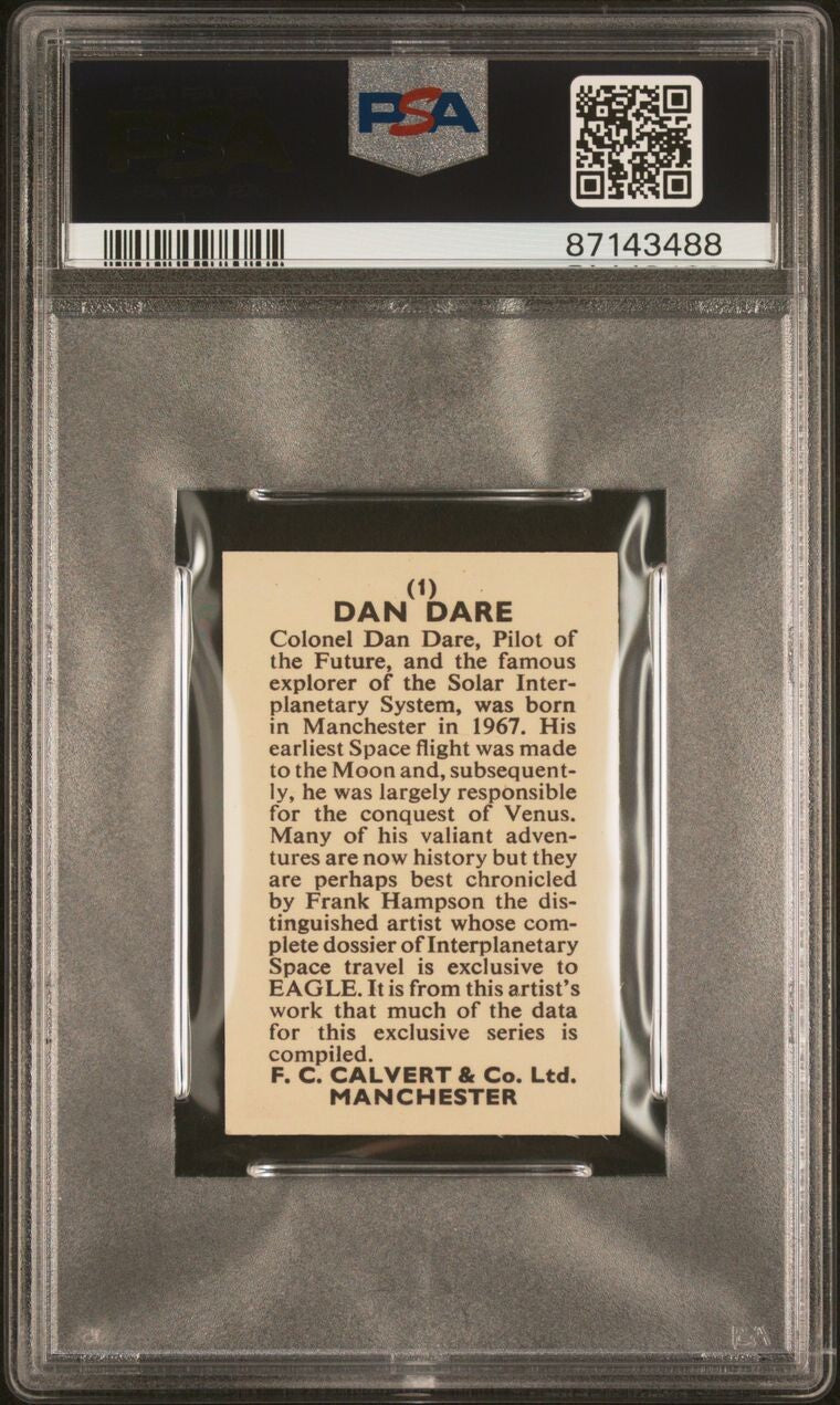 1954 Calvert & Co. "Dan Dare Series" #1 DAN DARE (PSA 8 NM/MT)1