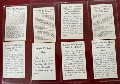 W641 LEADING GENERALS of the ALLIED ARMIES Complete Set (40) w/ Pershing4