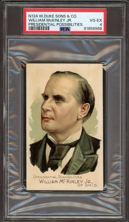1888 N124 Duke Presidential Possibilities (PSA 4 VG/EX) William McKinley0