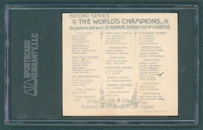 1889 N43 Allen & Ginter World Champions (SCG 2 GD) George Lablanche Pugilist1