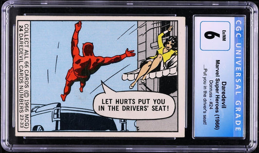 1966 Donruss Marvel Super Heroes #24 Daredevil Rookie (CGC 6 EX/NM)0