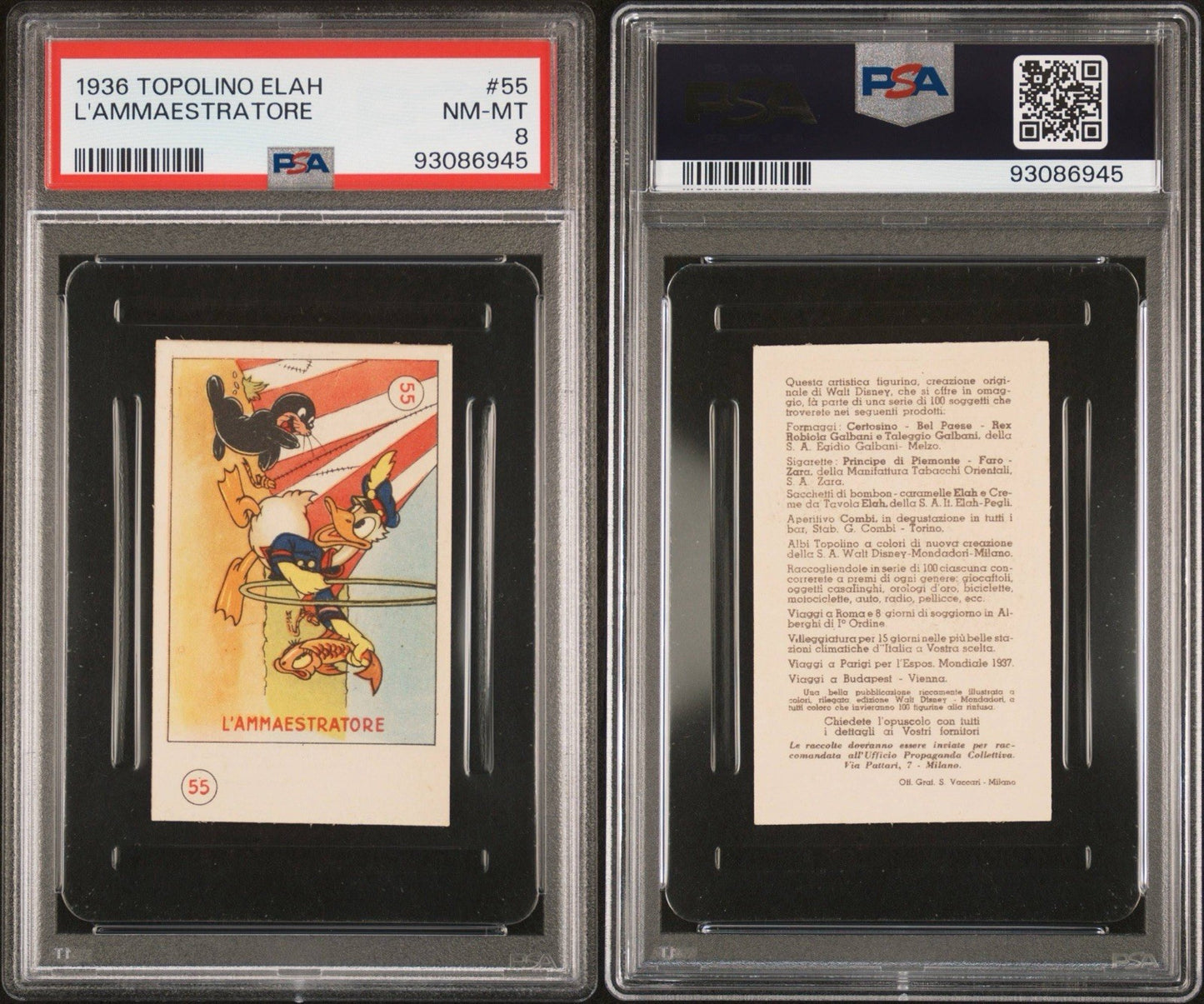 1936 Topolino Elah Walt Disney Mickey Mouse #55 (PSA 8 NM/MT) L'Ammaestratore2