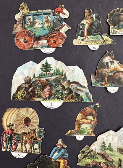 1880s N143 Honest Tobacco Buffalo Bill Wild West Show (Lot 18 Pcs.) Premiums1