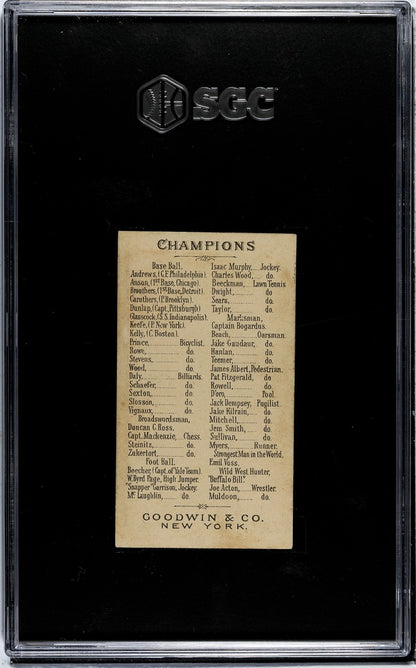 1888 N162 Goodwin Champions JACK DEMPSEY Boxer (SGC 2 GD) Nonpariel1