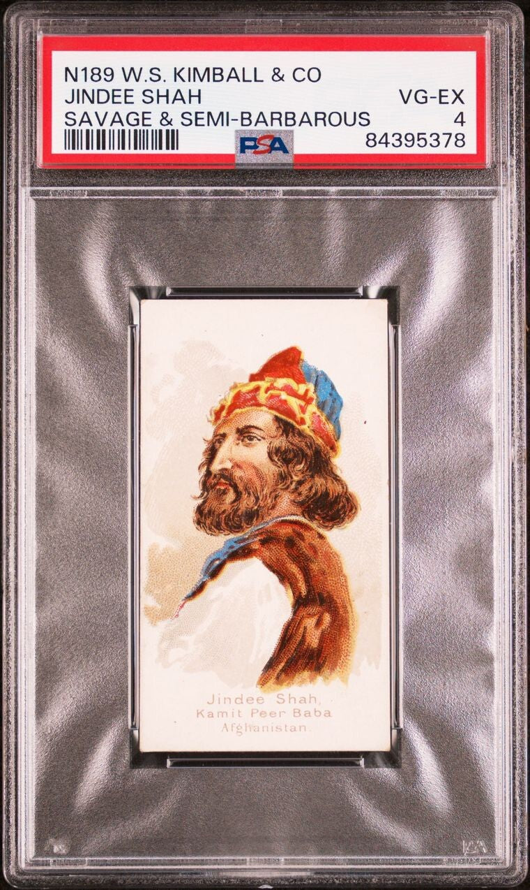 1889 N189 Kimball Savage & Chiefs Rulers (PSA 4 VGEX) Jindee Shah0