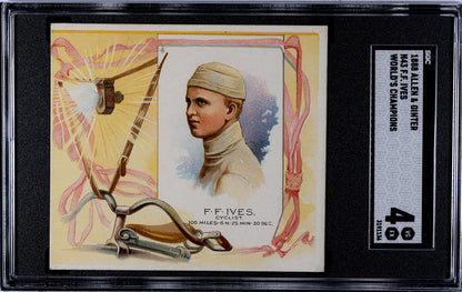 Set of (8) 1888 N43 Allen & Ginter World Champions CYCLISTS (SGC GRADED) 4.6253