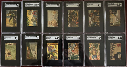 1930s Holloway's R110 "Pirate Treasure" Cards Complete set (48) SGC-Graded6