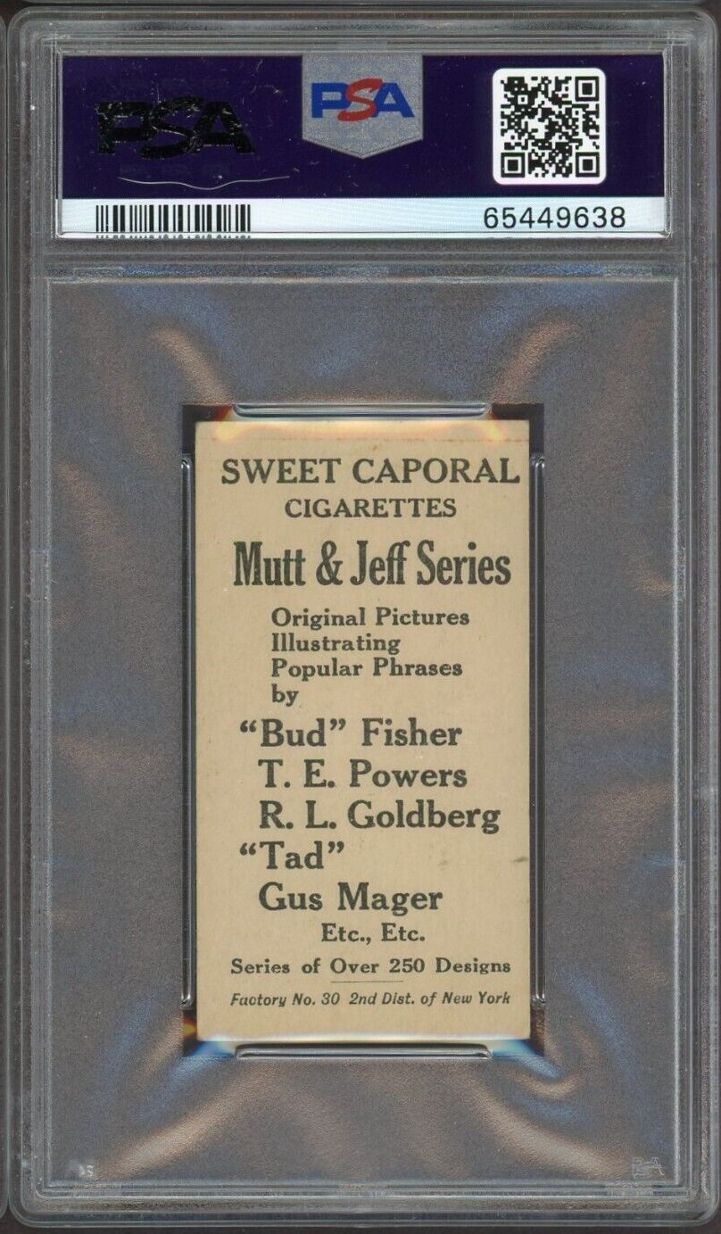 1906 T88 Sweet Caporal Mutt & Jeff Type 4 #27 "A Boob Is An..." (PSA 4 VG/EX)1