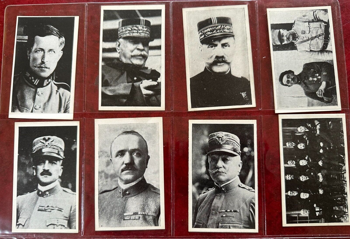 W641 LEADING GENERALS of the ALLIED ARMIES Complete Set (40) w/ Pershing9