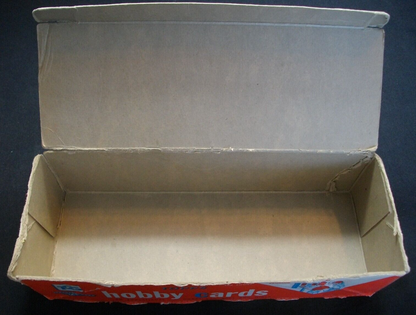 1959/1960? Topps VENDING BOX Empty 500 Count RARE "Space Cards" Written in Pen2