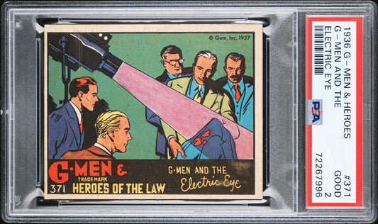 1936 G-Men & Heroes #371 "G-Men and the Electric Eye" (PSA 2 GD) High Number