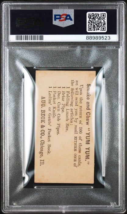 1889 N309 Presidents of U.S. Franklin Pierce (PSA 2 GD) Yum Yum Tobacco1