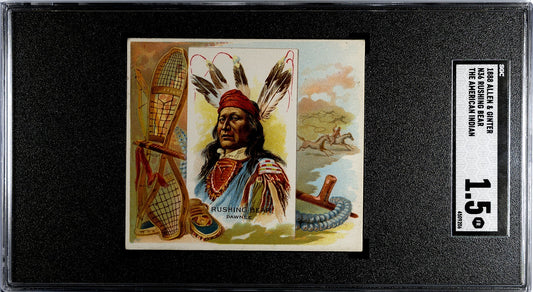 1888 Allen & Ginter N36 Celebrated American Indian Chiefs (SGC 1.5) Rushing Bear0