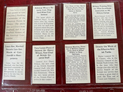 W641 LEADING GENERALS of the ALLIED ARMIES Complete Set (40) w/ Pershing6