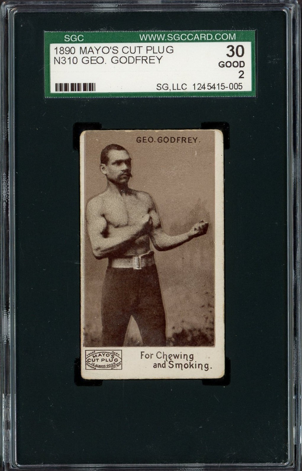 1890 N310 Mayo’s Welterweight Champion (SGC 2 G) "Old Chocolate" George Godfrey0