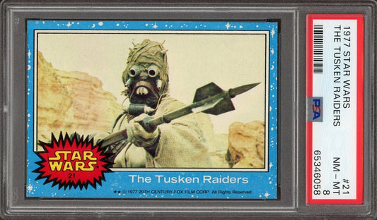 1977 Topps Star Wars #21 The Tusken Raiders (PSA 8 NM/MT)0