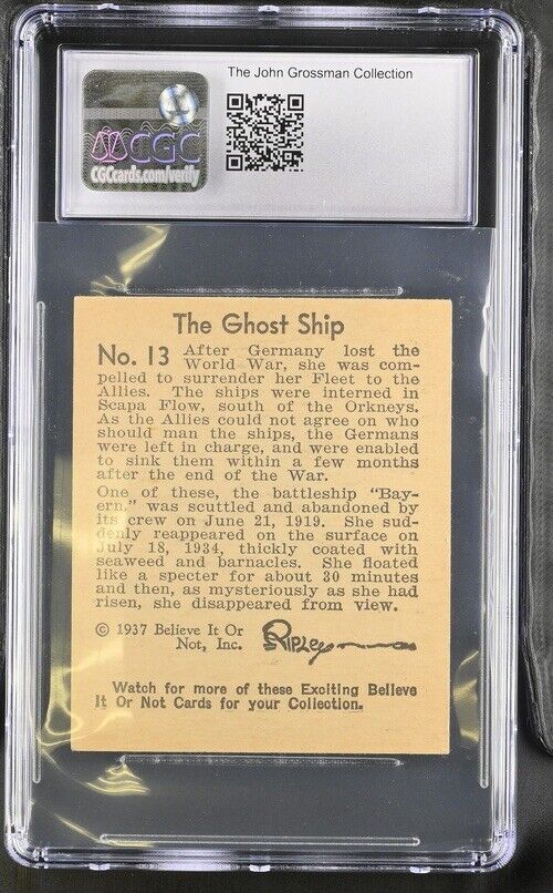 1937 Ripley's Believe It or Not #13 (CGC 6 EX/MT) The Ghost Ship